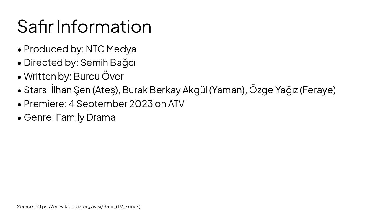 Slide 13 - Safir Information