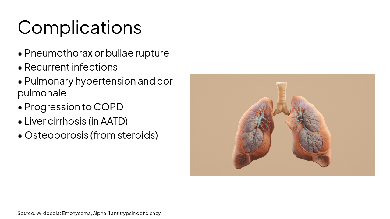 Slide 11 - Complications