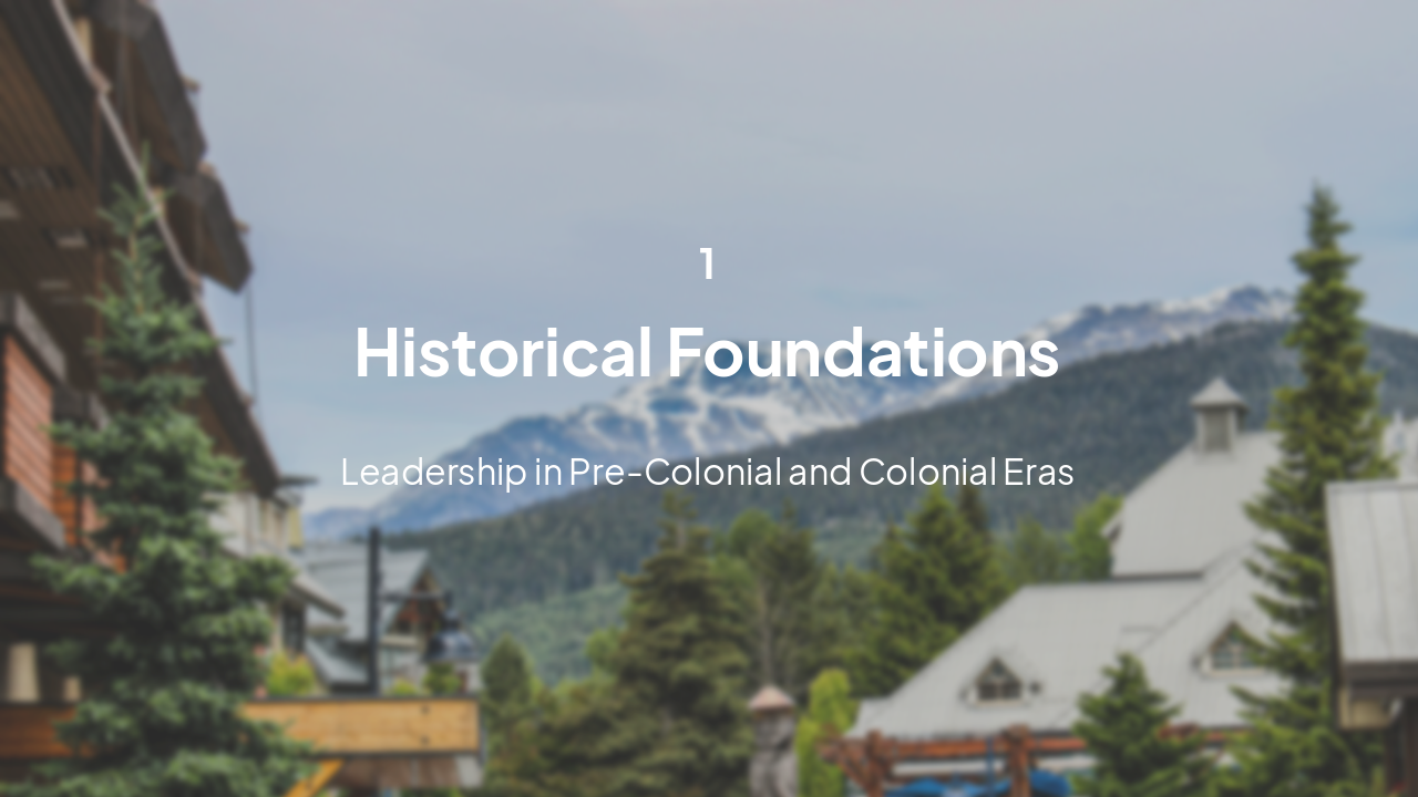 Slide 3 - Historical Foundations