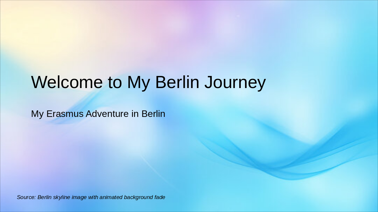 My Erasmus Adventure in Berlin
