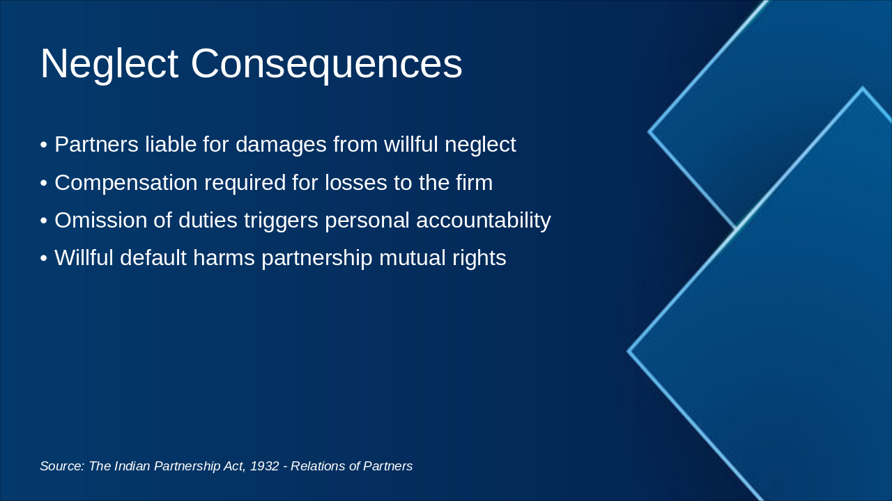 Slide 22 - Neglect Consequences