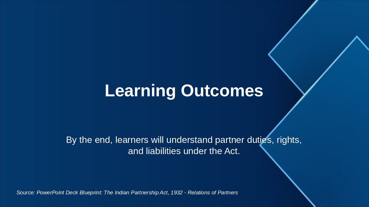 Slide 4 - Learning Outcomes