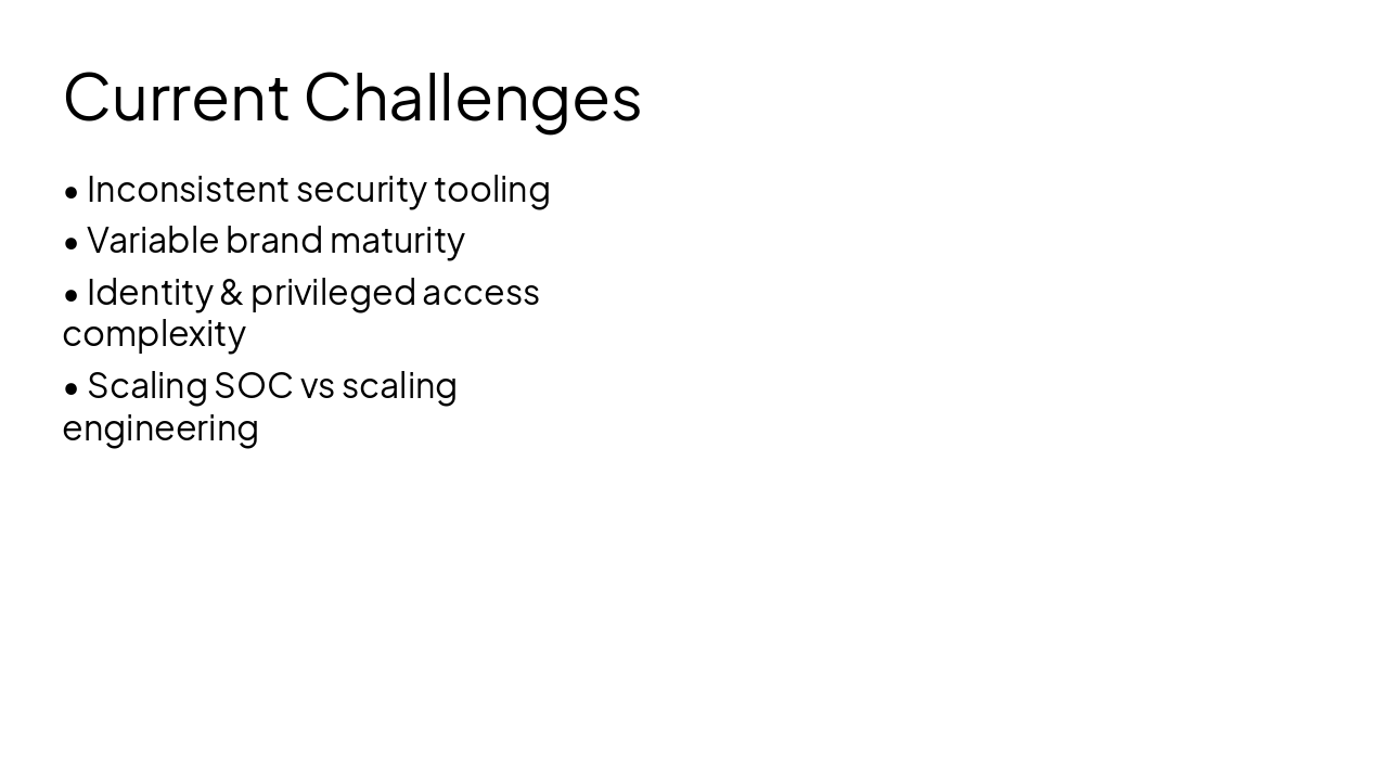 Slide 4 - Current Challenges