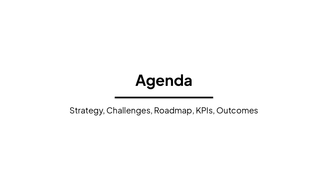 Slide 18 - Agenda