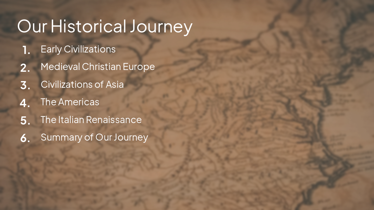 Slide 2 - Our Historical Journey
