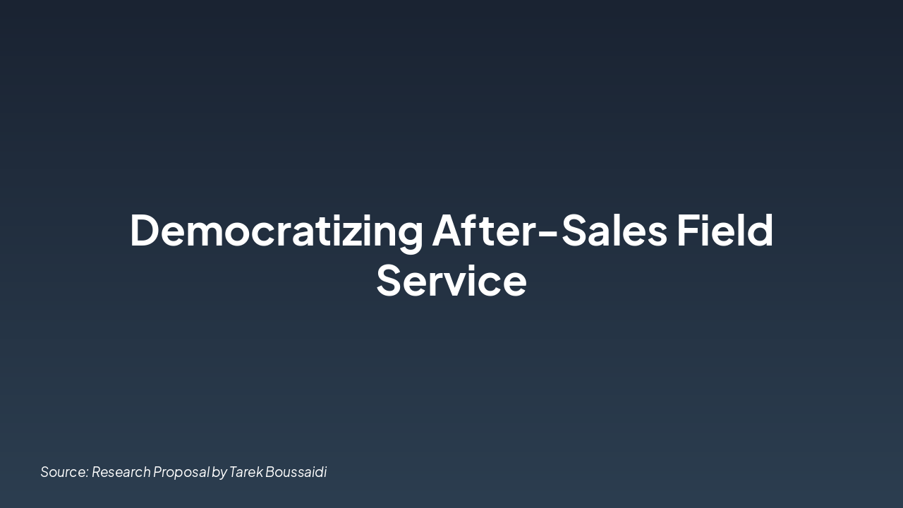 AI Democratizes Beverage Field Service