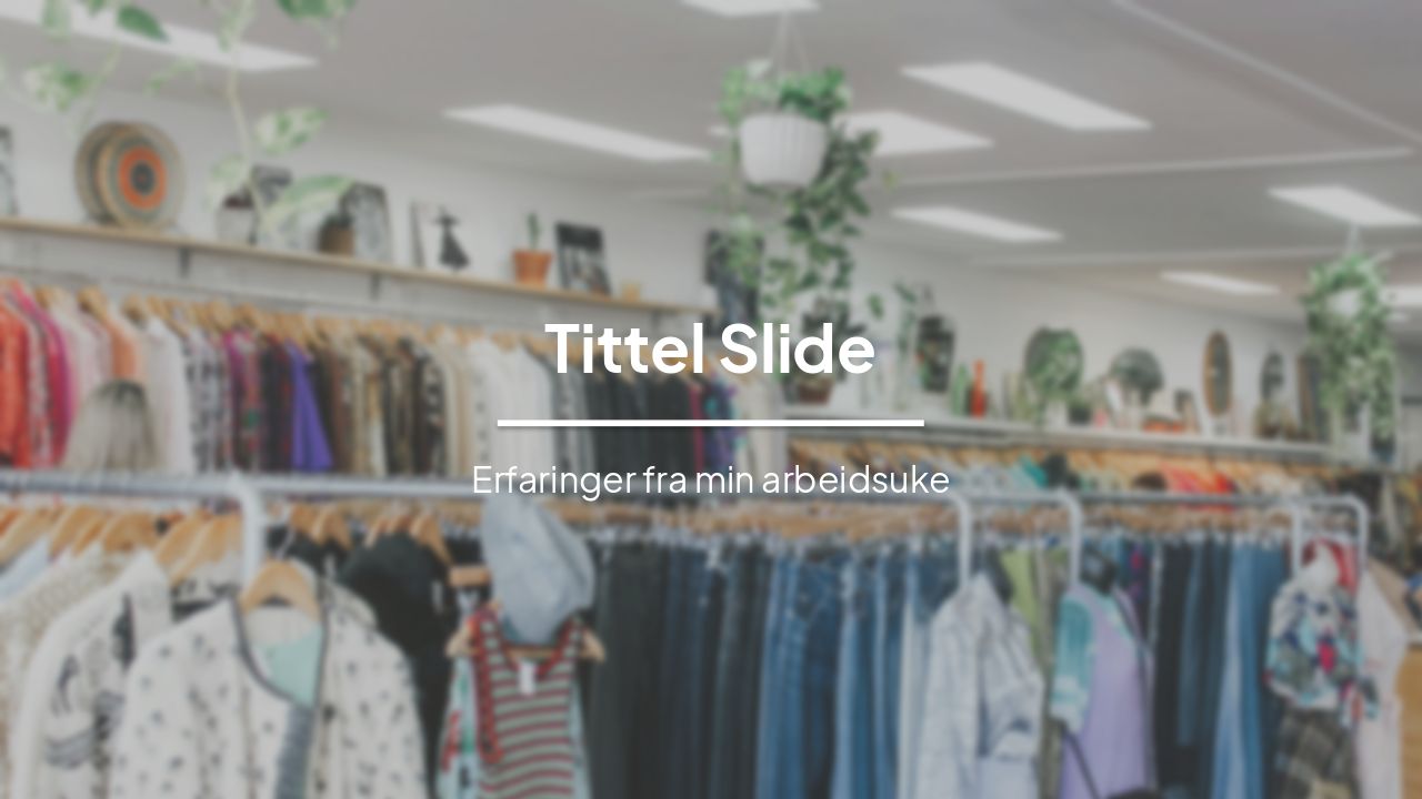 Arbeidsuke hos Fornebu Gjenbruk: Mine Erfaringer