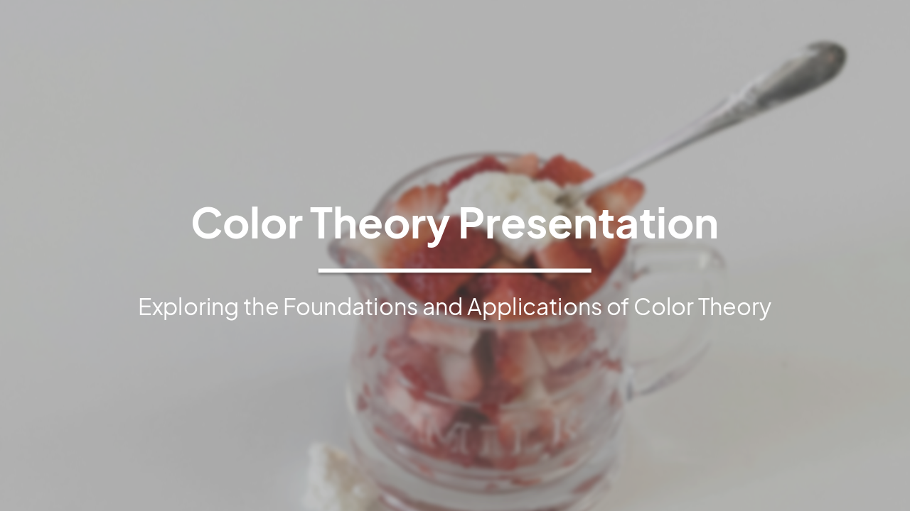 Color Theory in Design: Foundations and Applications