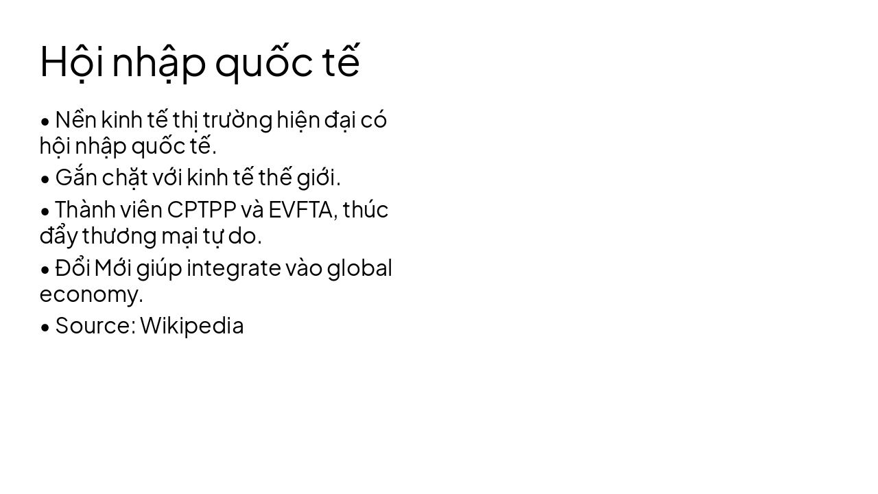 Slide 4 - Hội nhập quốc tế