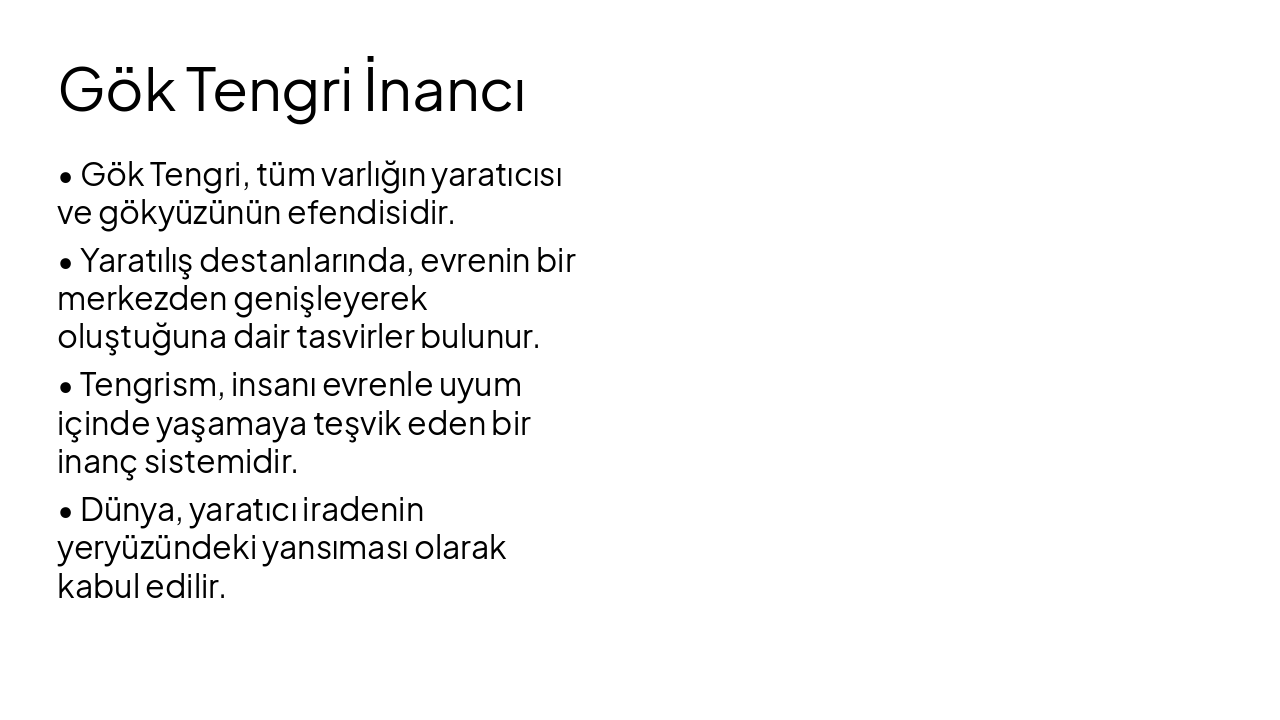 Slide 6 - Gök Tengri İnancı