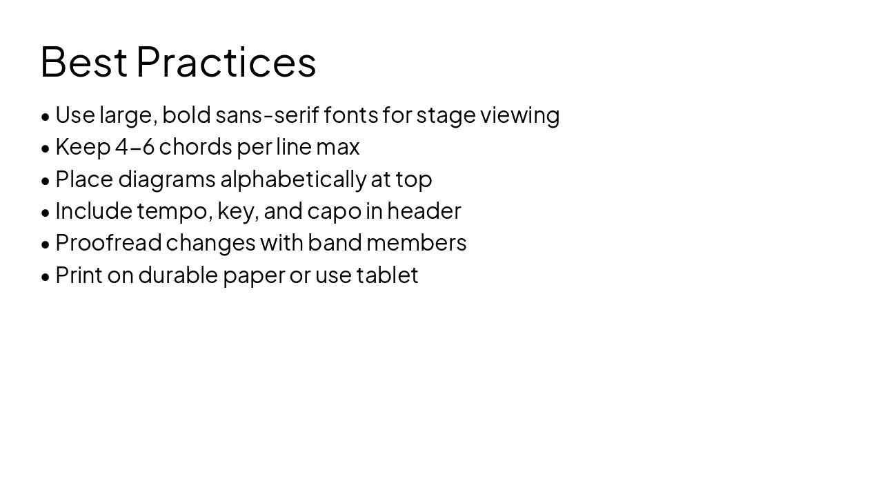 Slide 13 - Best Practices