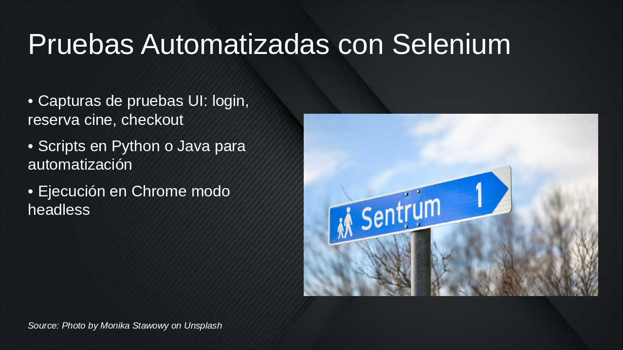 Slide 8 - Pruebas Automatizadas con Selenium