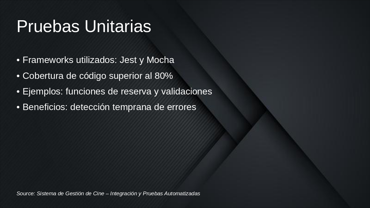 Slide 5 - Pruebas Unitarias