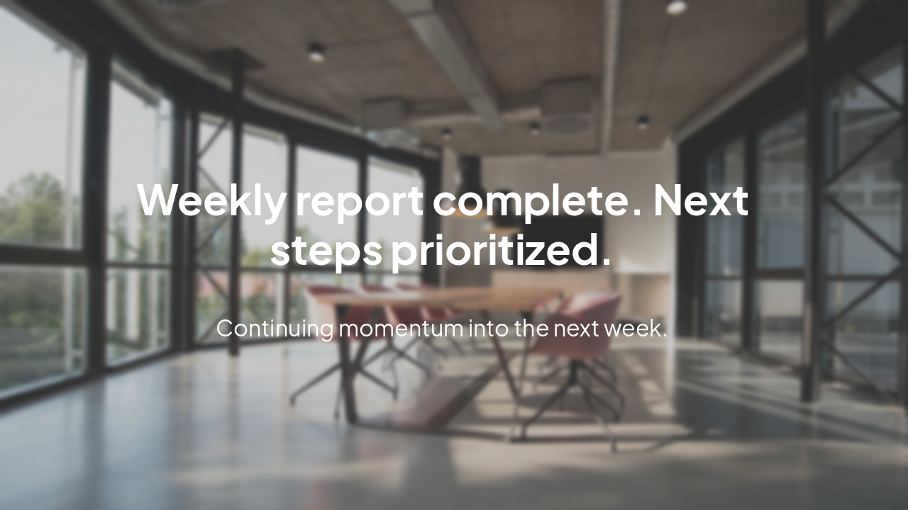 Slide 8 - Report Conclusion