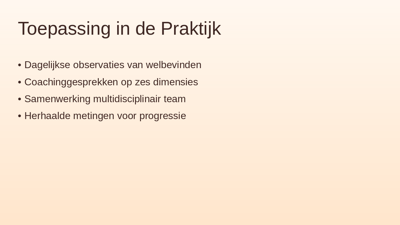 Slide 10 - Toepassing in de Praktijk