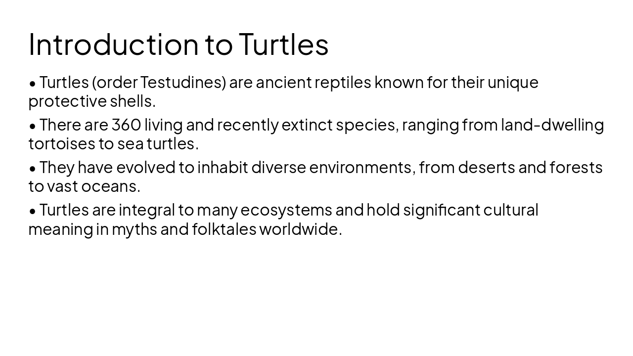 Slide 2 - Introduction to Turtles
