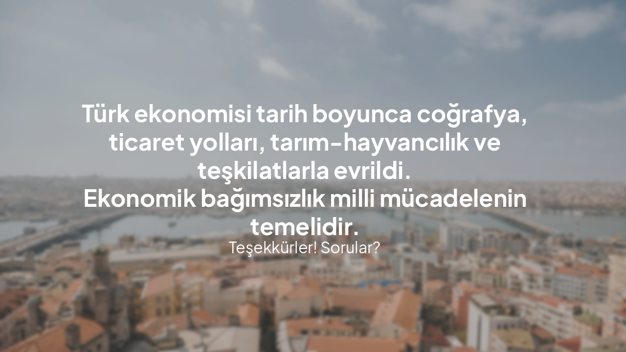 Slide 20 - Sonuç