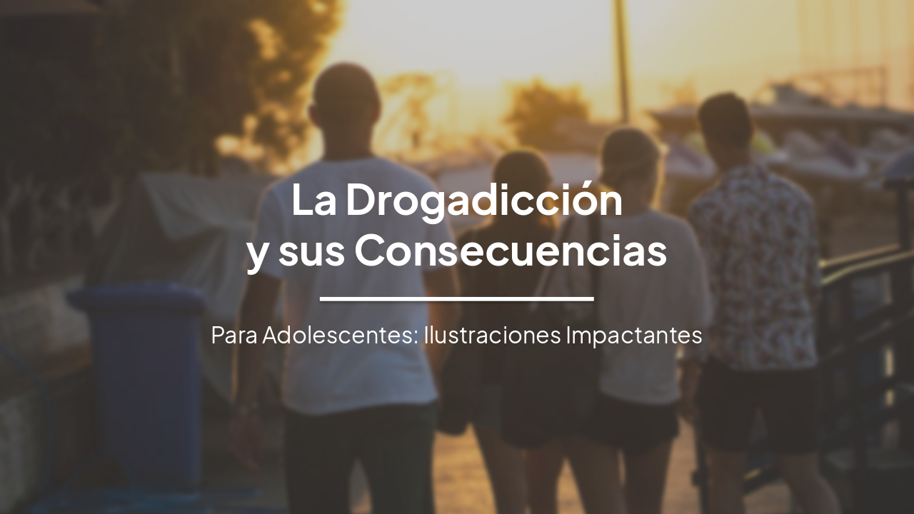 Slide 1 - La Drogadicción
y sus Consecuencias