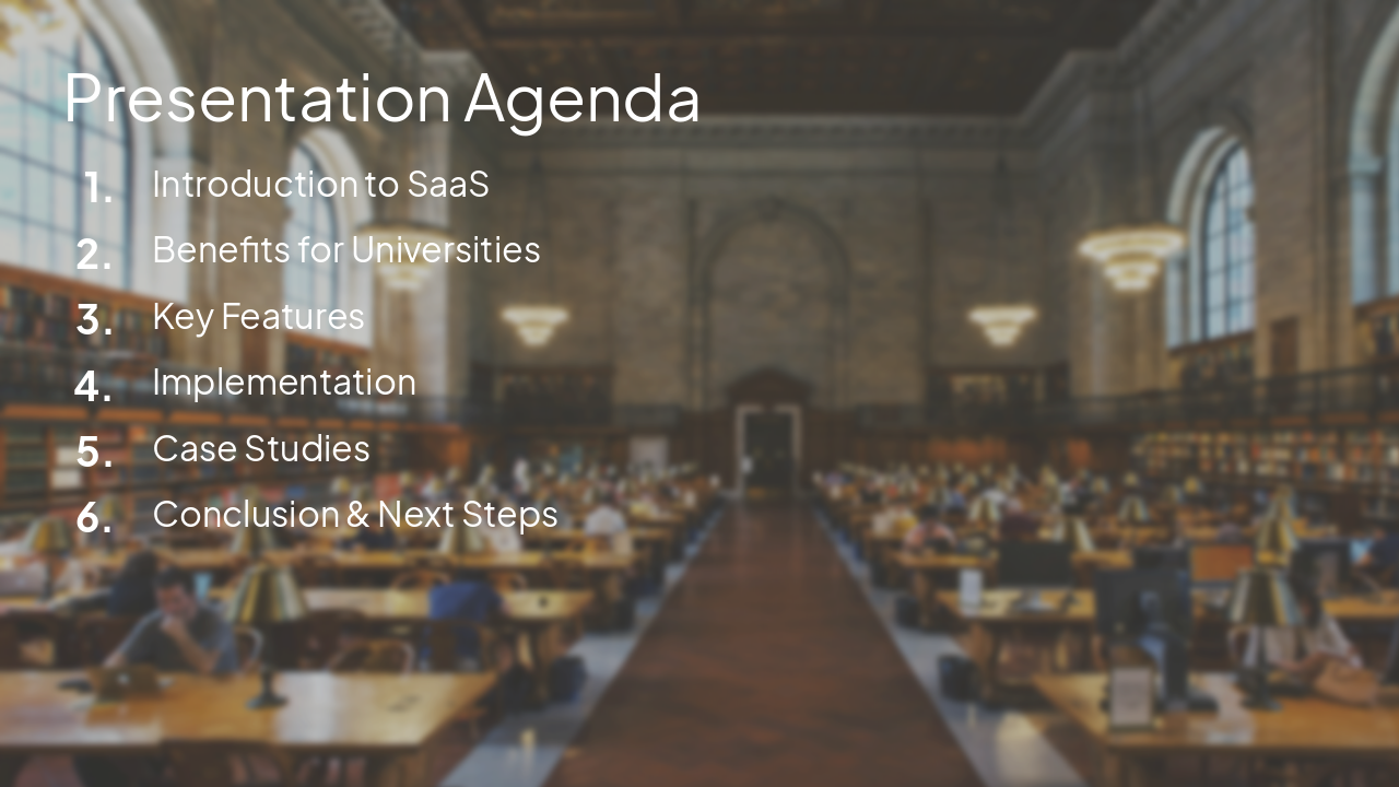 Slide 2 - Presentation Agenda