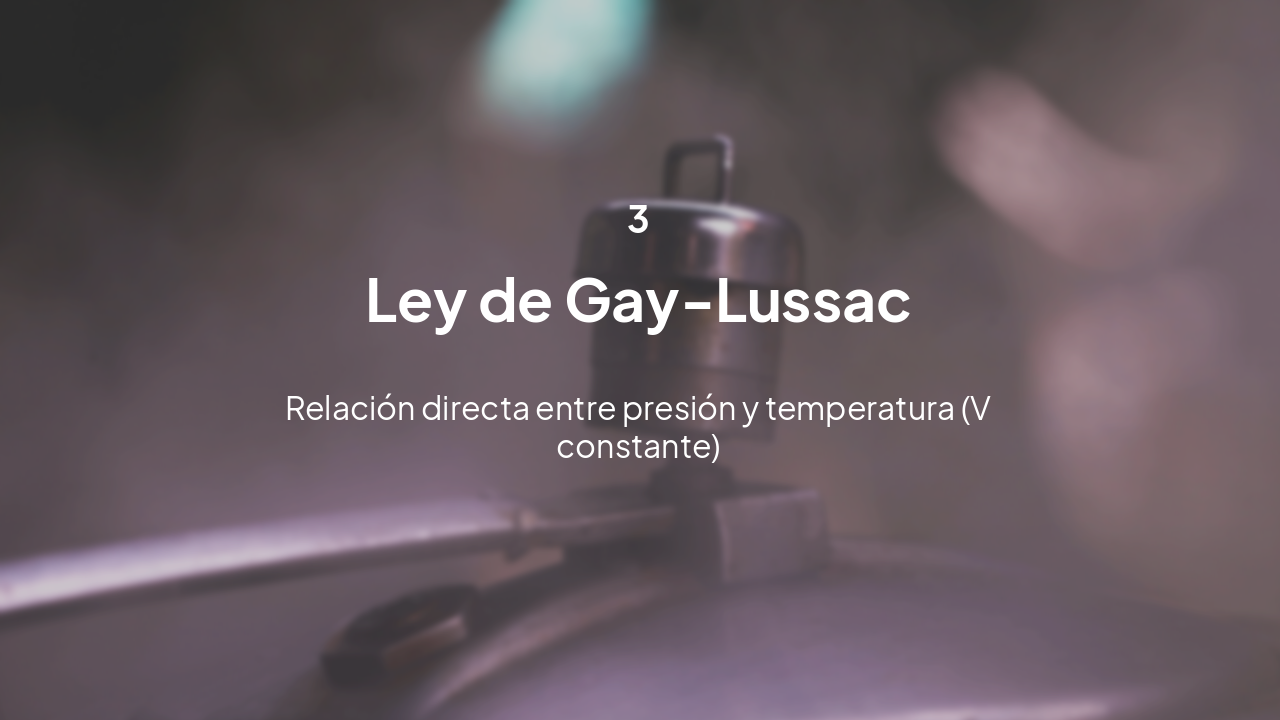 Slide 9 - Ley de Gay-Lussac