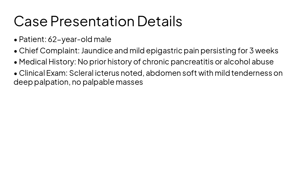 Slide 4 - Case Presentation Details