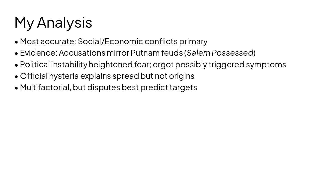 Slide 9 - My Analysis