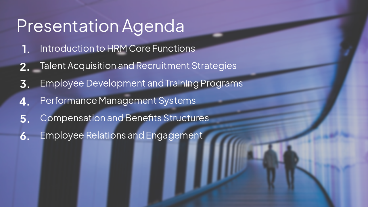 Slide 2 - Presentation Agenda