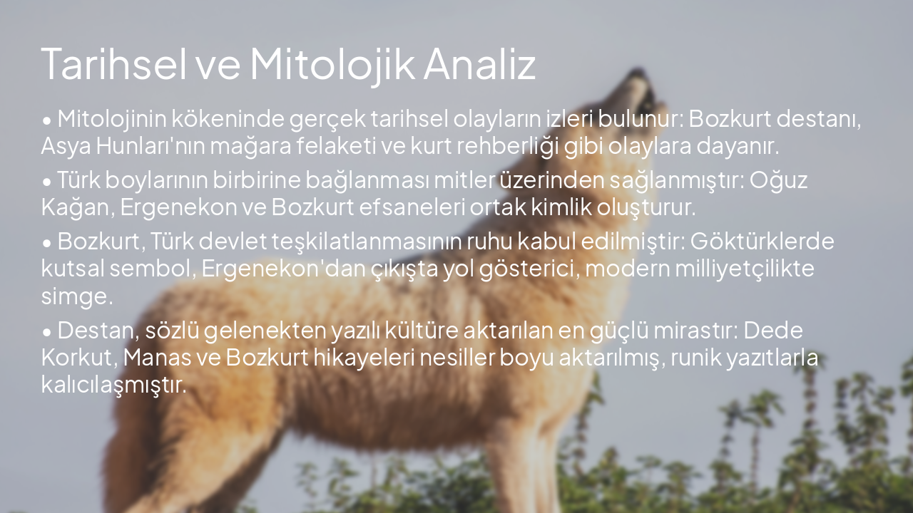 Slide 9 - Tarihsel ve Mitolojik Analiz