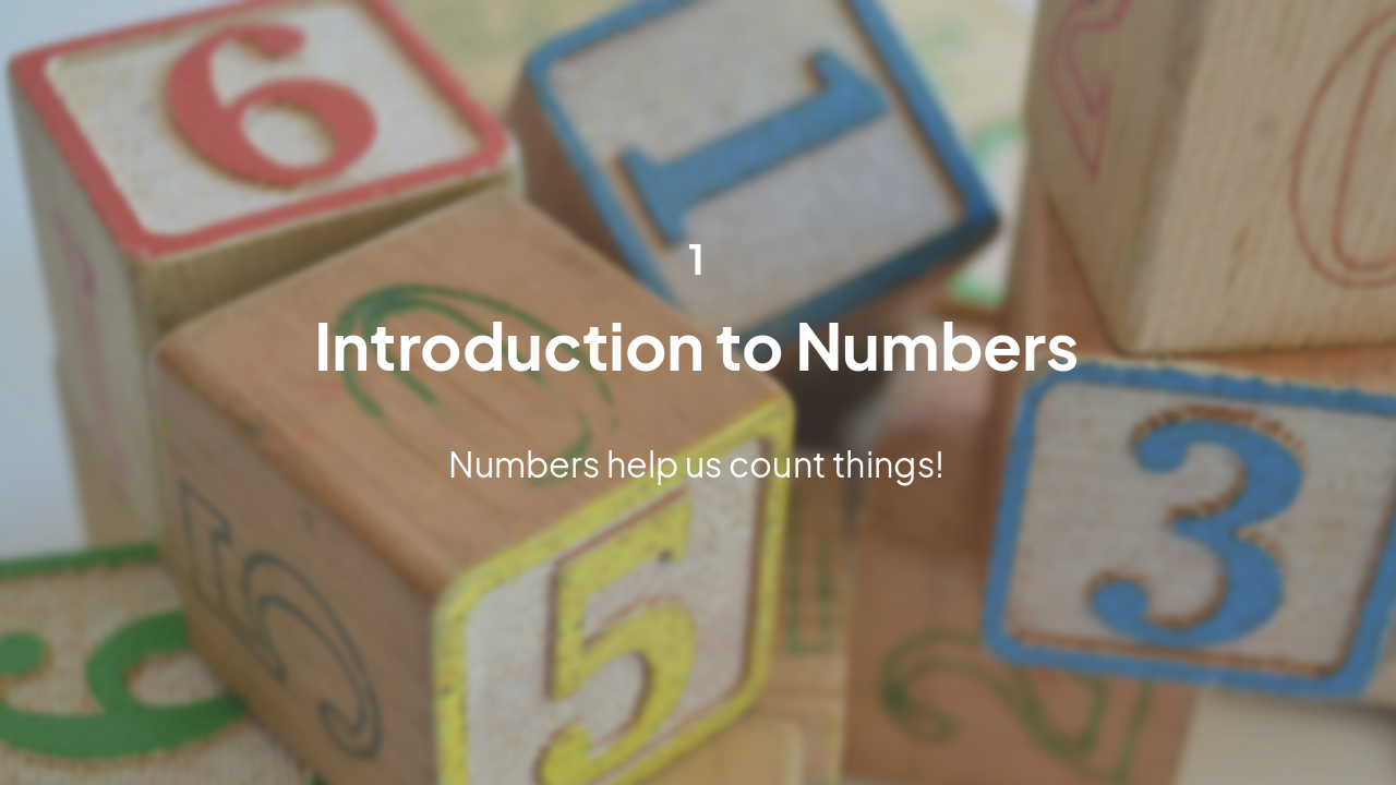 Slide 3 - What Are Numbers?