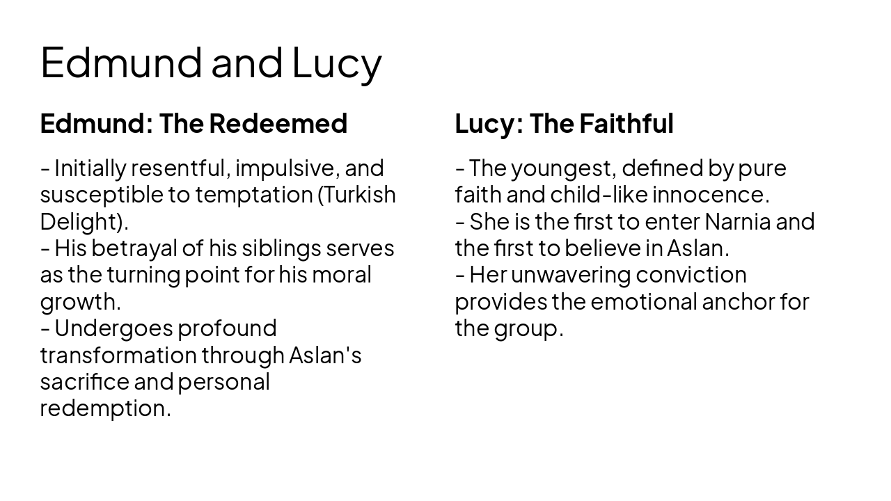 Slide 8 - Edmund and Lucy
