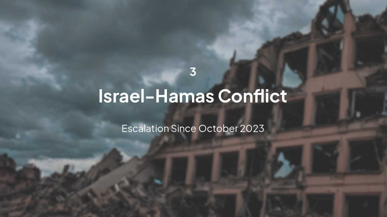 Slide 11 - Israel-Hamas Conflict