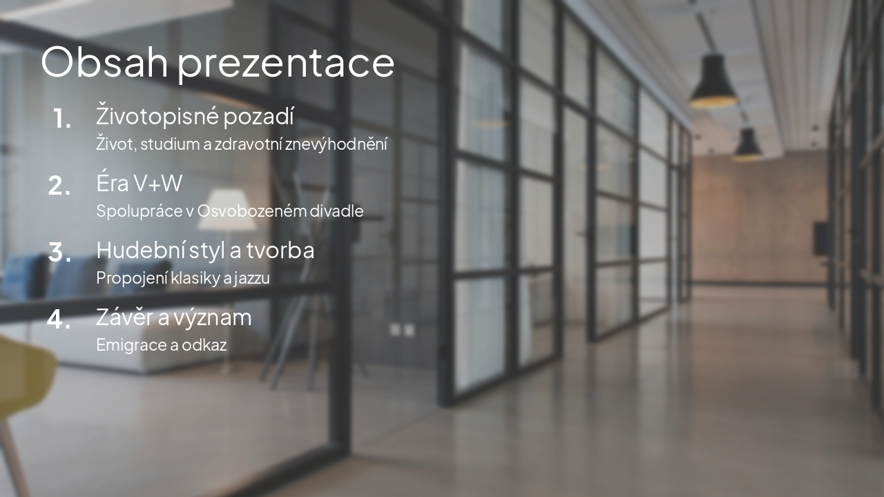 Slide 2 - Obsah prezentace