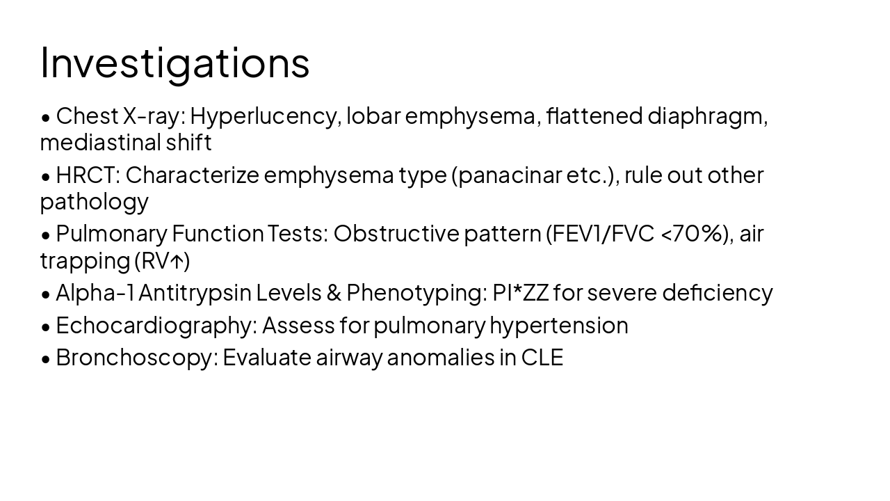 Slide 8 - Investigations
