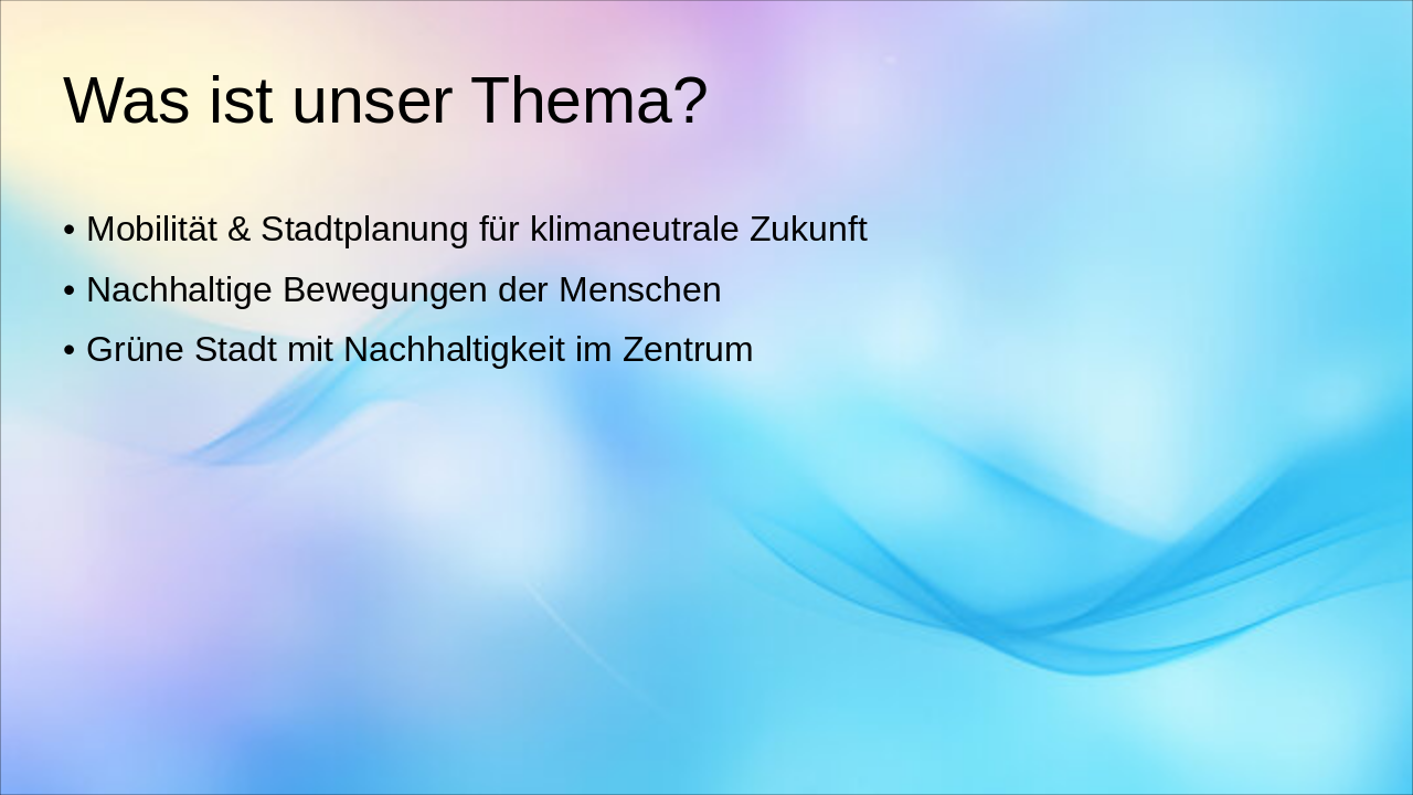 Slide 2 - Was ist unser Thema?
