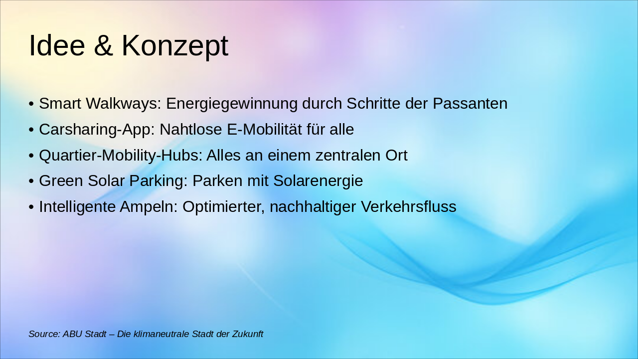 Slide 3 - Idee & Konzept