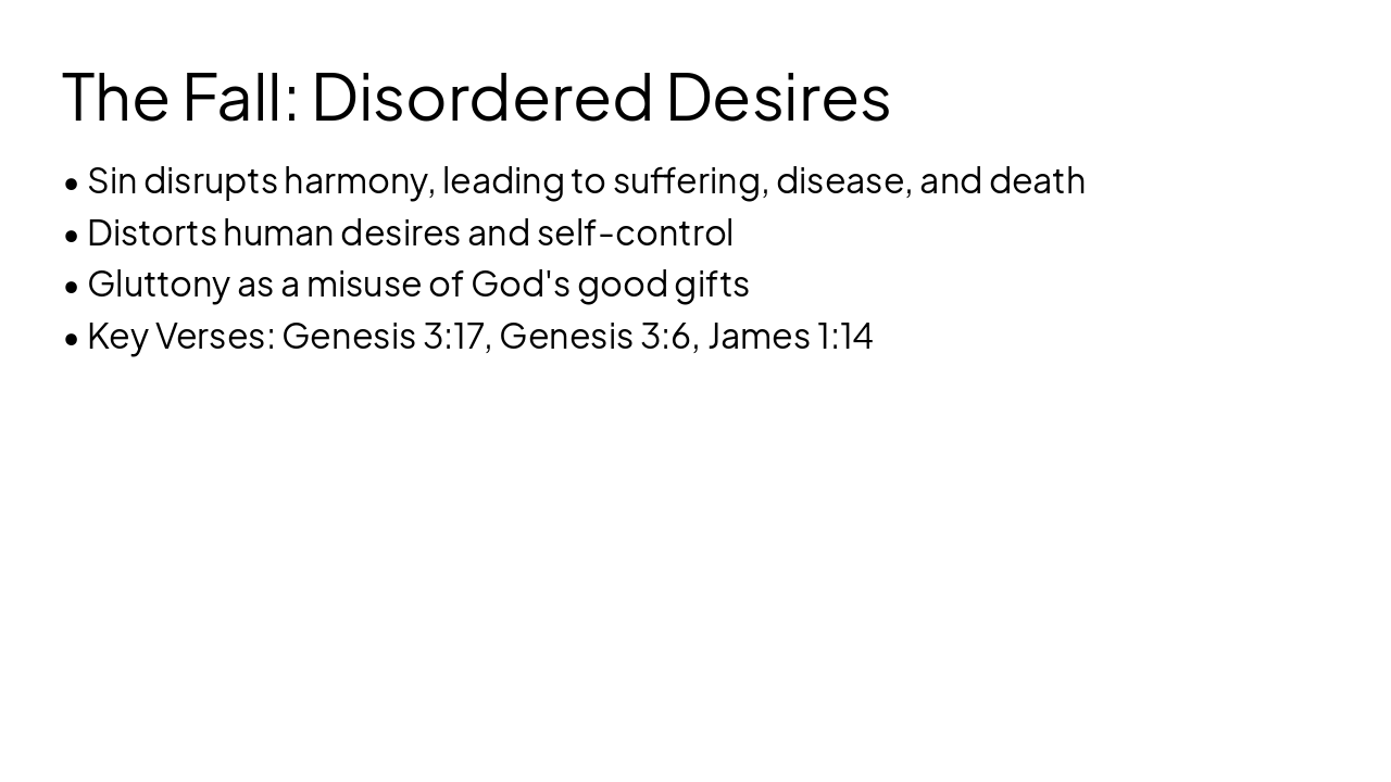 Slide 3 - The Fall: Disordered Desires