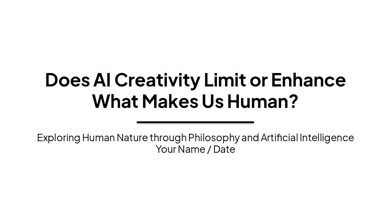AI Creativity: Boost or Threat to Humanity? (Kant & Hume)
