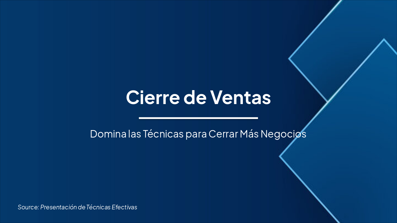 Cierre de Ventas Maestro