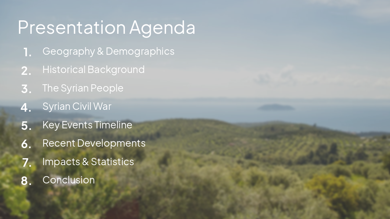 Slide 2 - Presentation Agenda