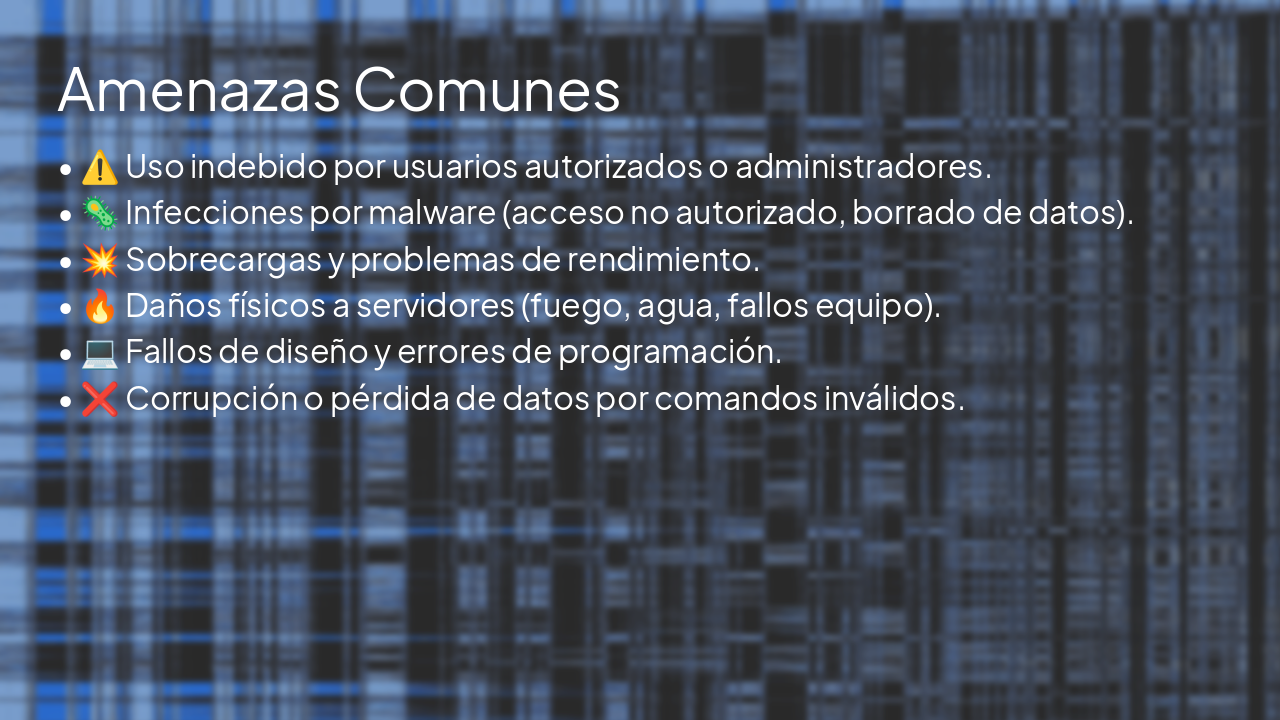 Slide 4 - Amenazas Comunes