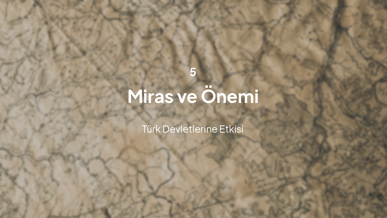 Slide 11 - Tarihî Miras