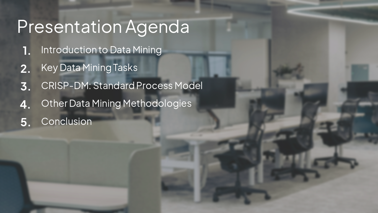 Slide 3 - Presentation Agenda