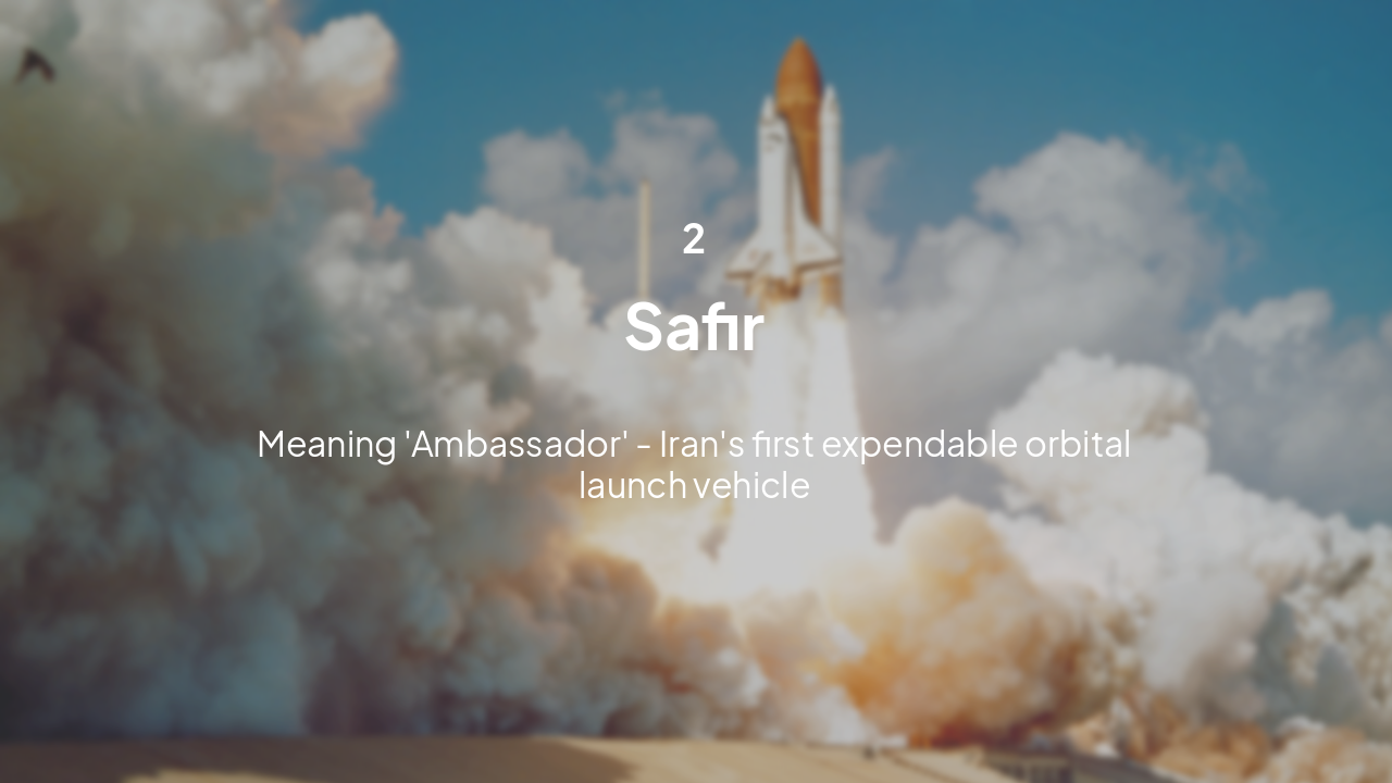 Slide 5 - Safir Rocket