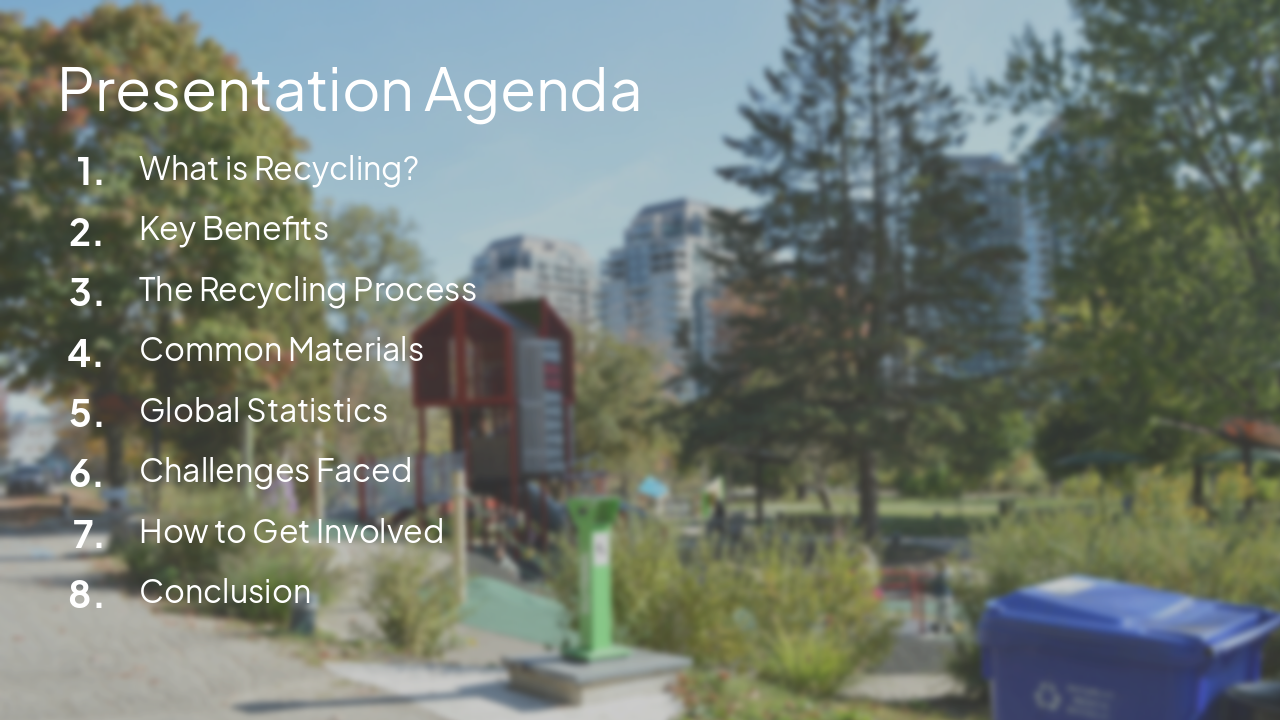 Slide 2 - Presentation Agenda