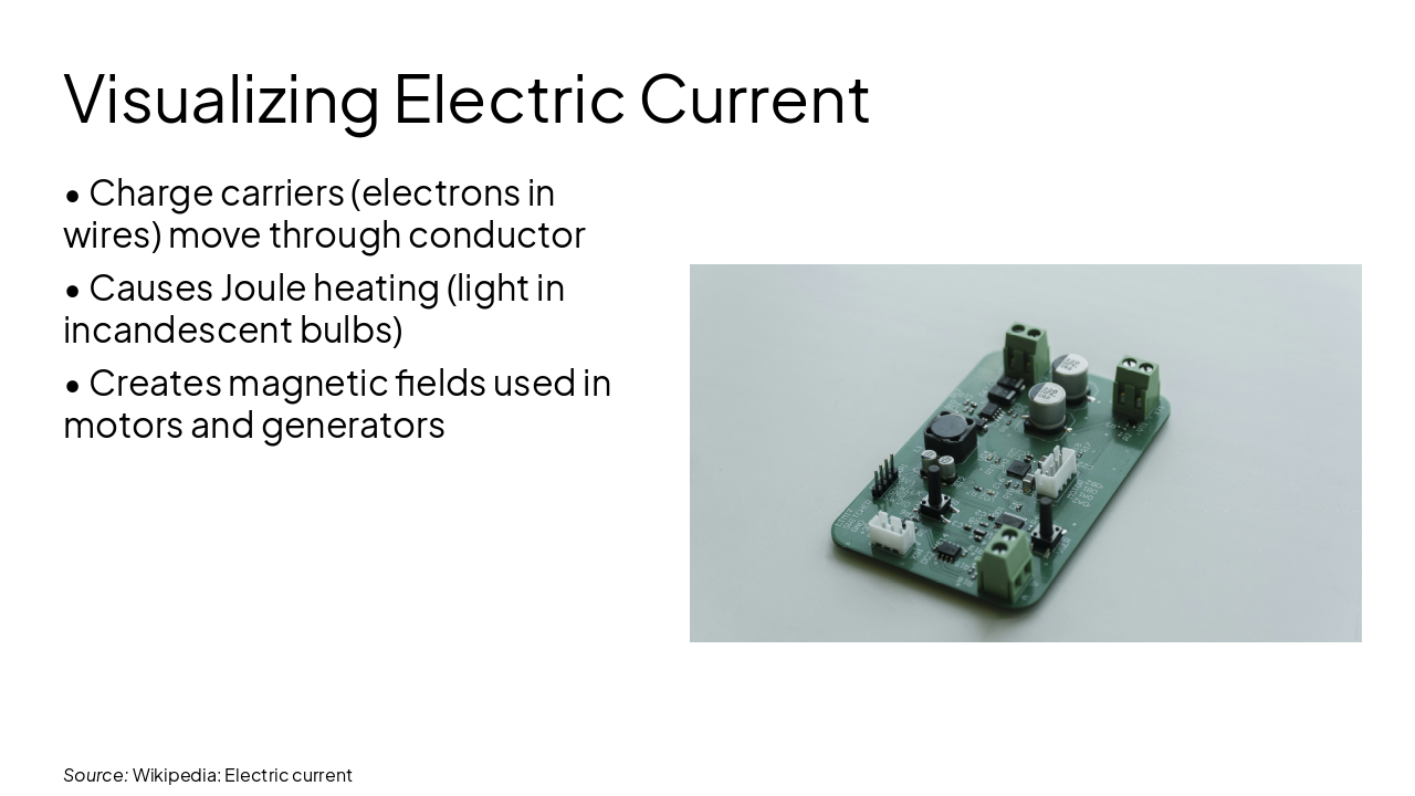 Slide 5 - Visualizing Electric Current