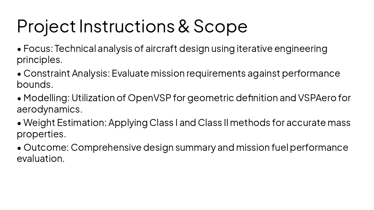 Slide 2 - Project Instructions & Scope