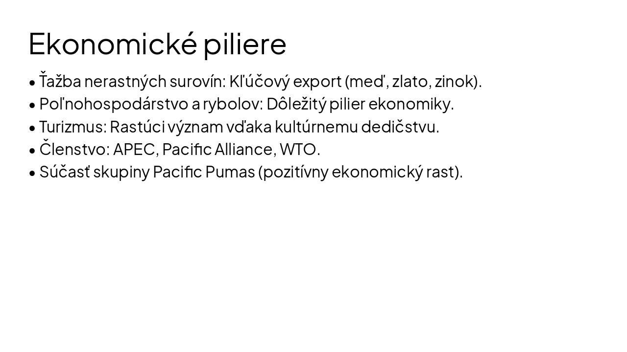 Slide 5 - Ekonomické piliere