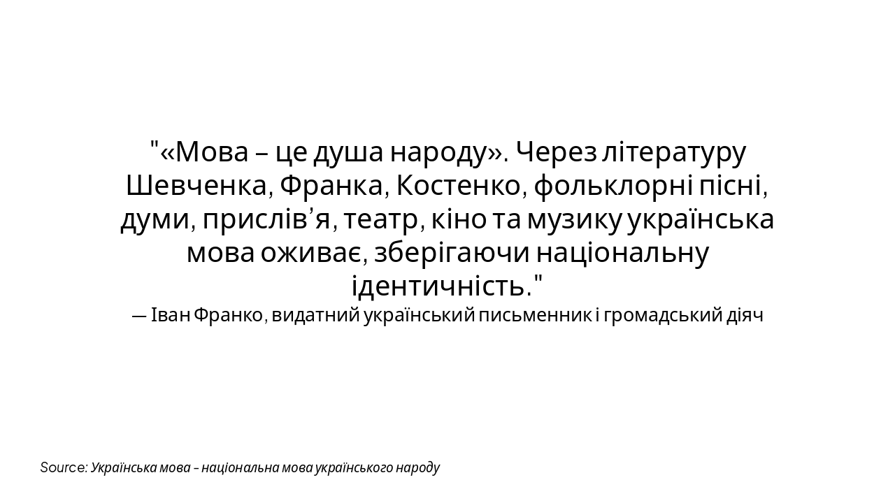 Slide 6 - Роль у культурі