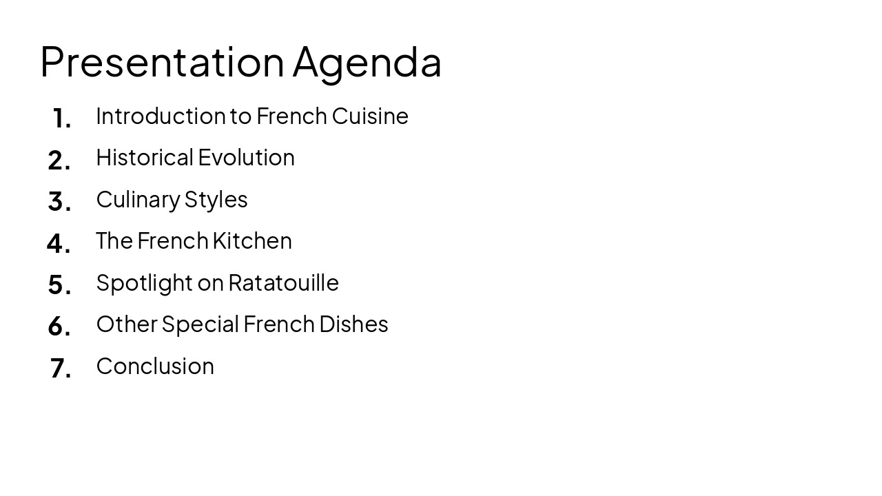 Slide 2 - Presentation Agenda