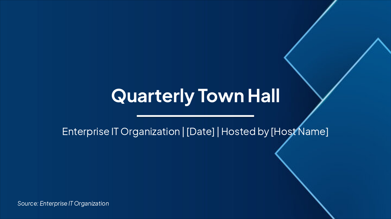 Quarterly IT Town Hall Highlights